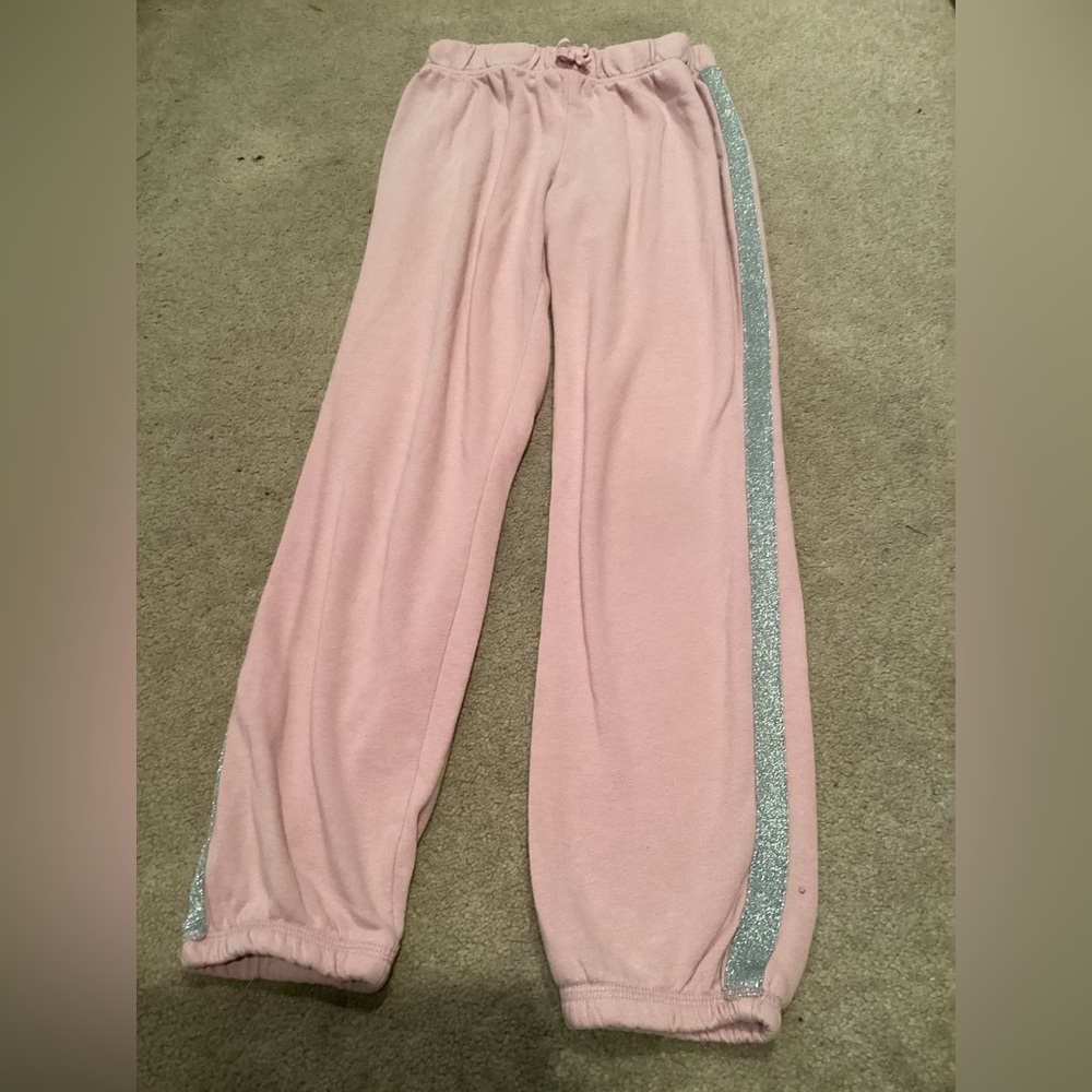 The Children’s Place Pink Sweatpants with Glitter Stripe